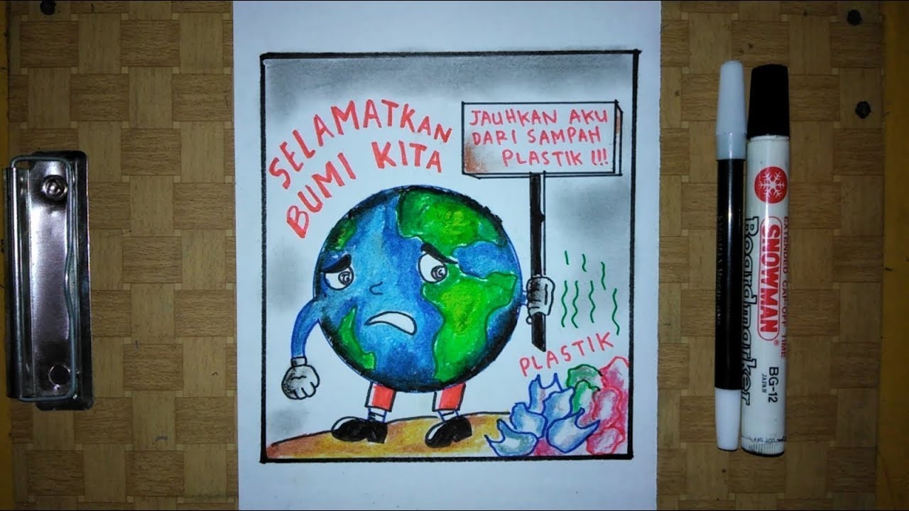 Contoh Poster Selamatkan Bumi Kita - KibrisPDR