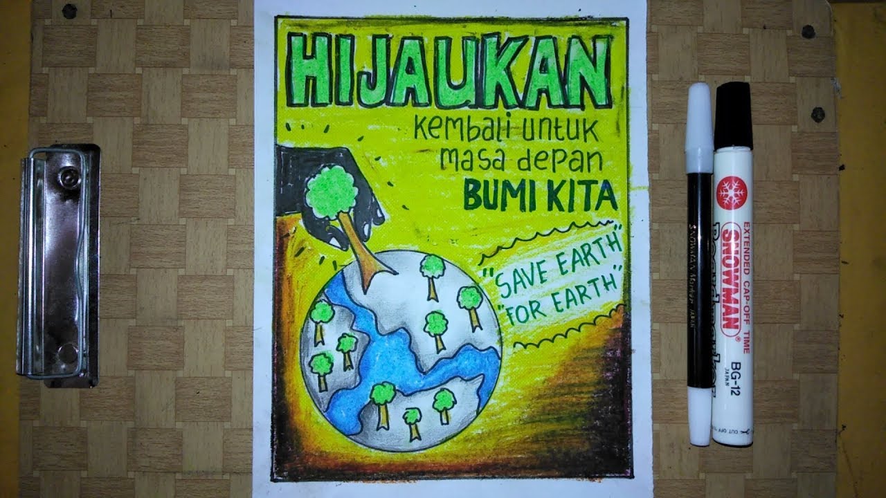 Detail Contoh Poster Selamatkan Bumi Kita Nomer 11