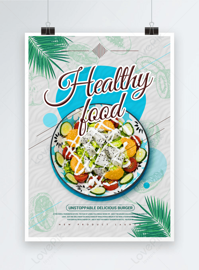 Detail Contoh Poster Tentang Makanan Sehat Nomer 41