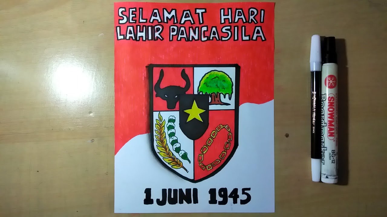 Contoh Poster Tentang Pancasila - 57+ Koleksi Gambar