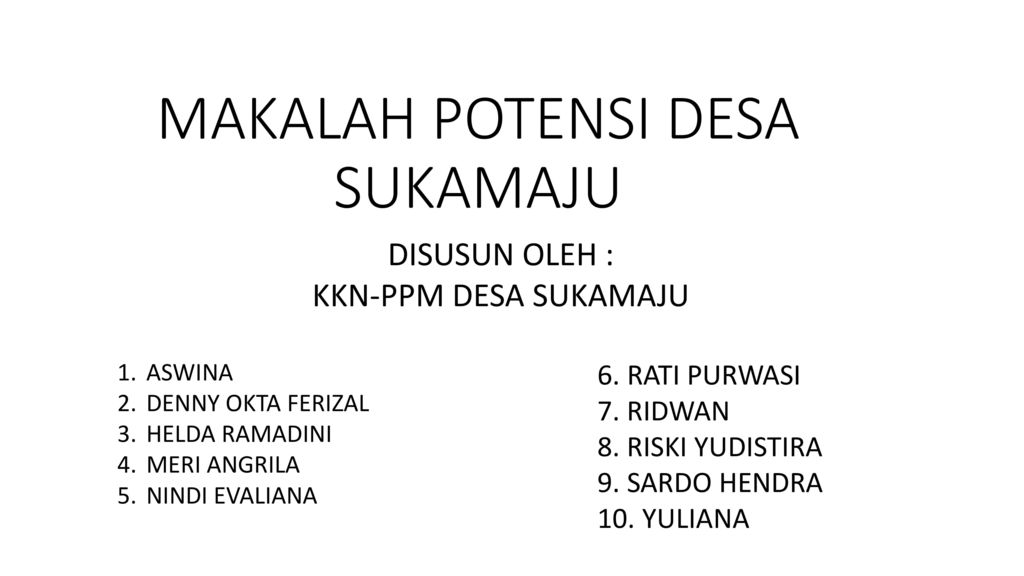 Detail Contoh Potensi Desa Nomer 23