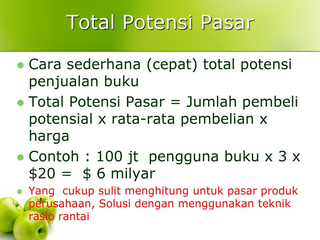 Detail Contoh Potensi Pasar Nomer 8