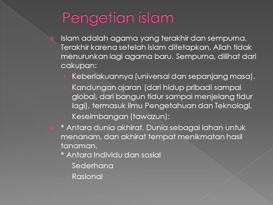 Detail Contoh Power Point Agama Islam Nomer 38