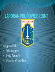 Detail Contoh Power Point Laporan Pkl Nomer 15