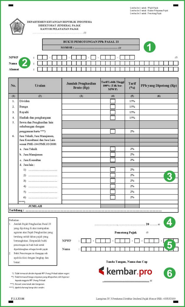 Detail Contoh Pph 23 Nomer 7