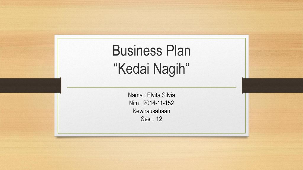 Detail Contoh Ppt Bisnis Plan Nomer 9