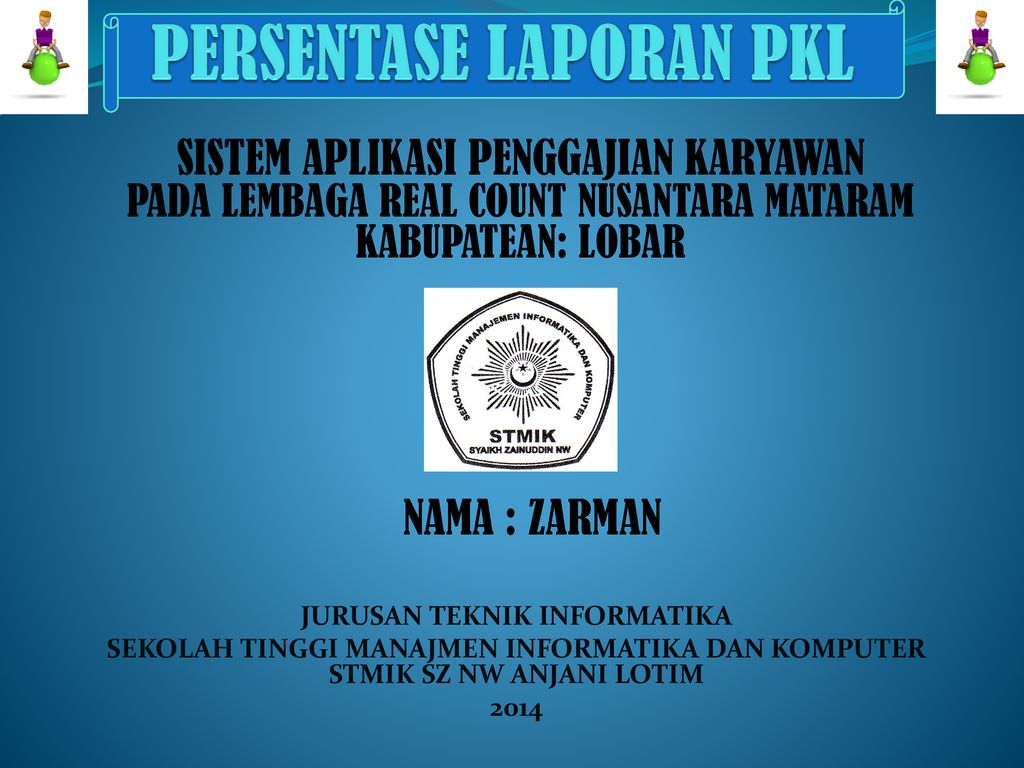 Contoh ppt laporan pkl mahasiswa 56 koleksi gambar
