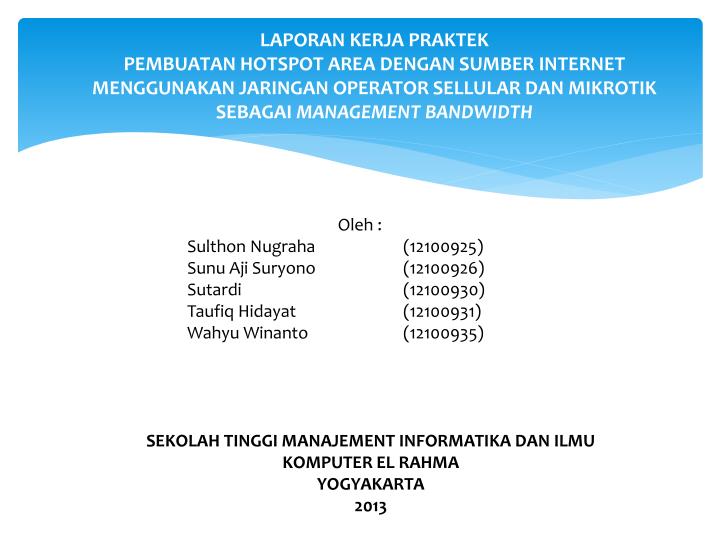 Contoh Ppt Laporan Pkl Mahasiswa Teknik Sipil Ugm Logo Hd Imagesee