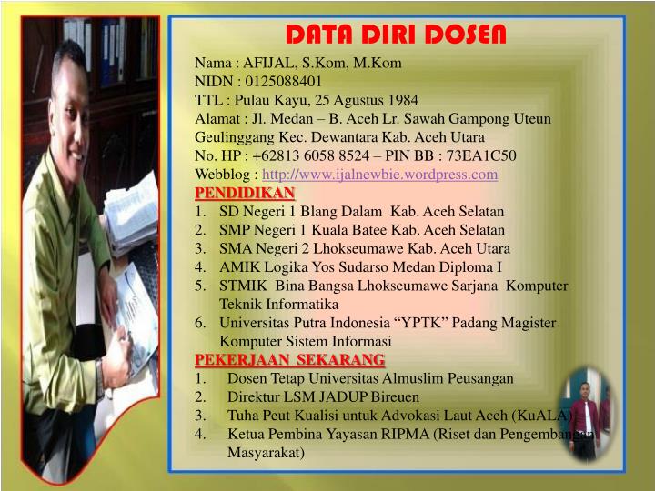 Detail Contoh Ppt Perkenalan Diri Nomer 17