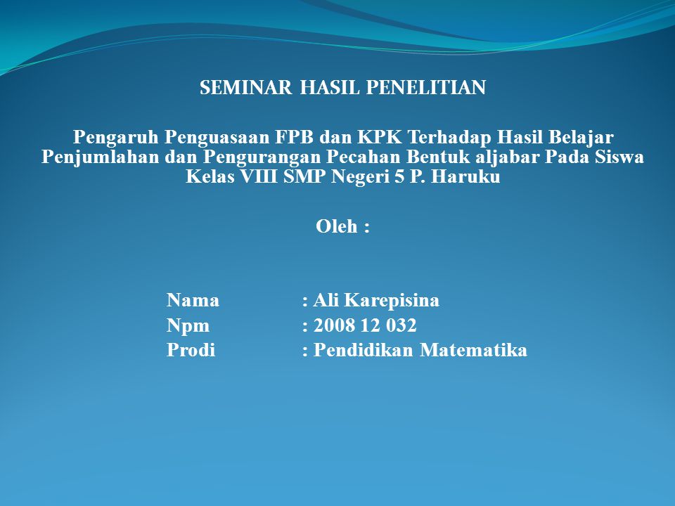 Detail Contoh Ppt Seminar Hasil Nomer 15