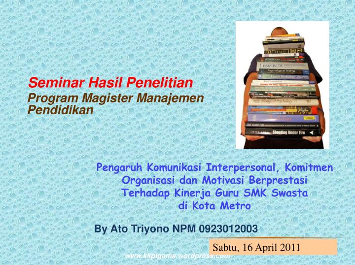 Detail Contoh Ppt Seminar Hasil Nomer 5