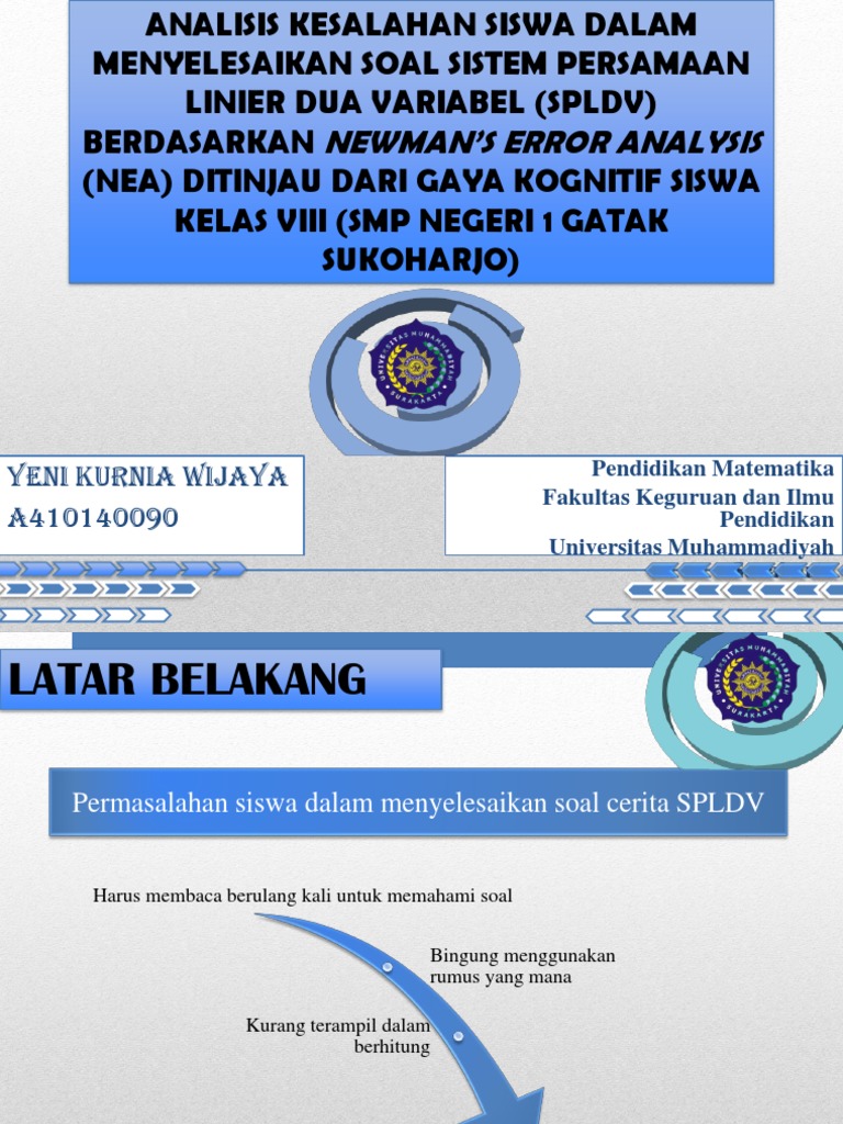 Contoh Ppt Sidang Skripsi Pendidikan Matematika - KibrisPDR