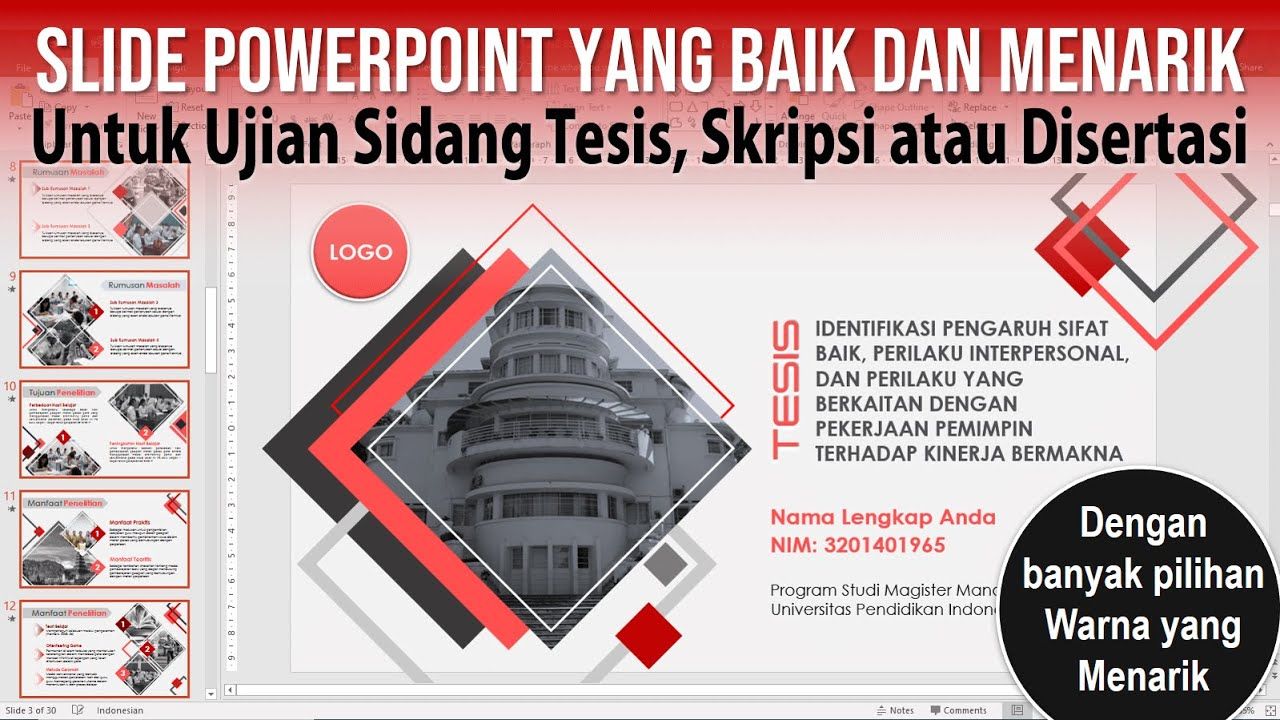 Detail Contoh Ppt Sidang Skripsi Yang Baik Nomer 16