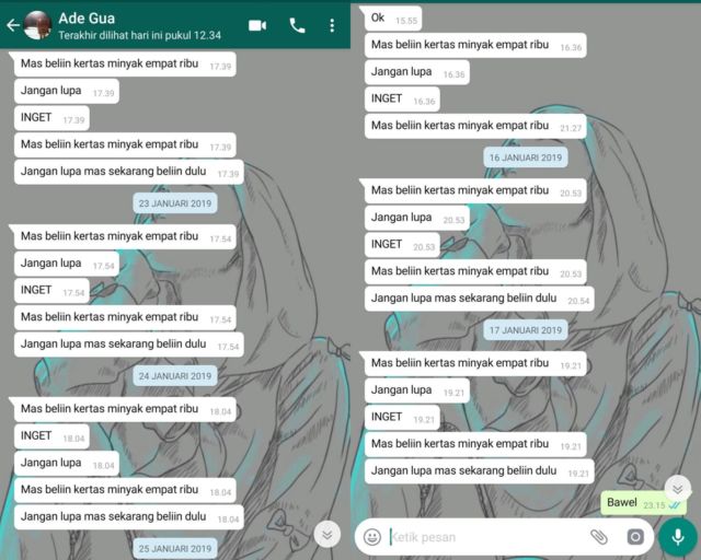 Detail Contoh Prank Chat Pacar Nomer 35