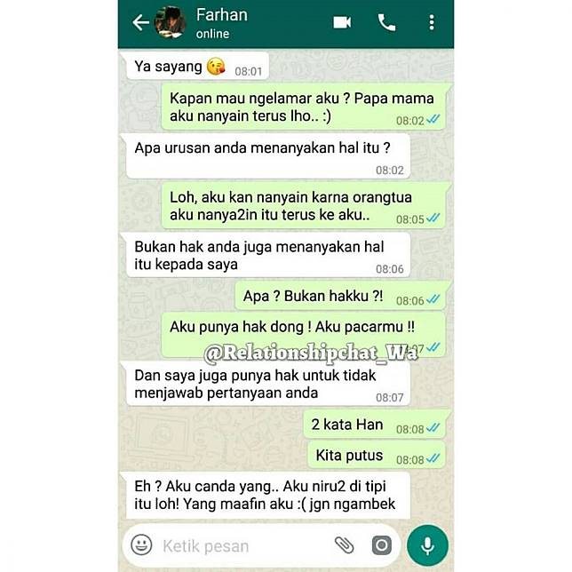 Detail Contoh Prank Text Nomer 24