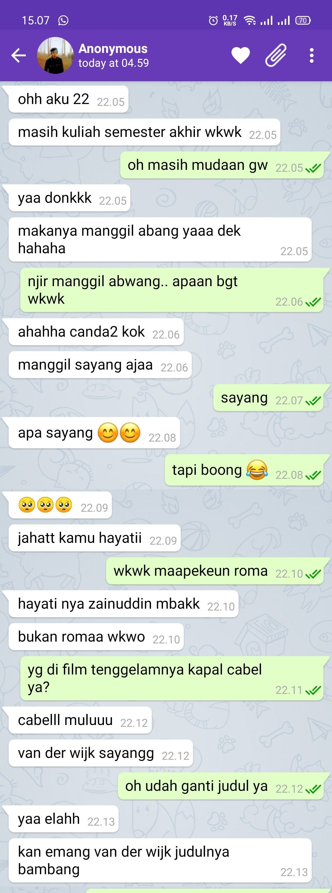 Detail Contoh Prank Text Nomer 4