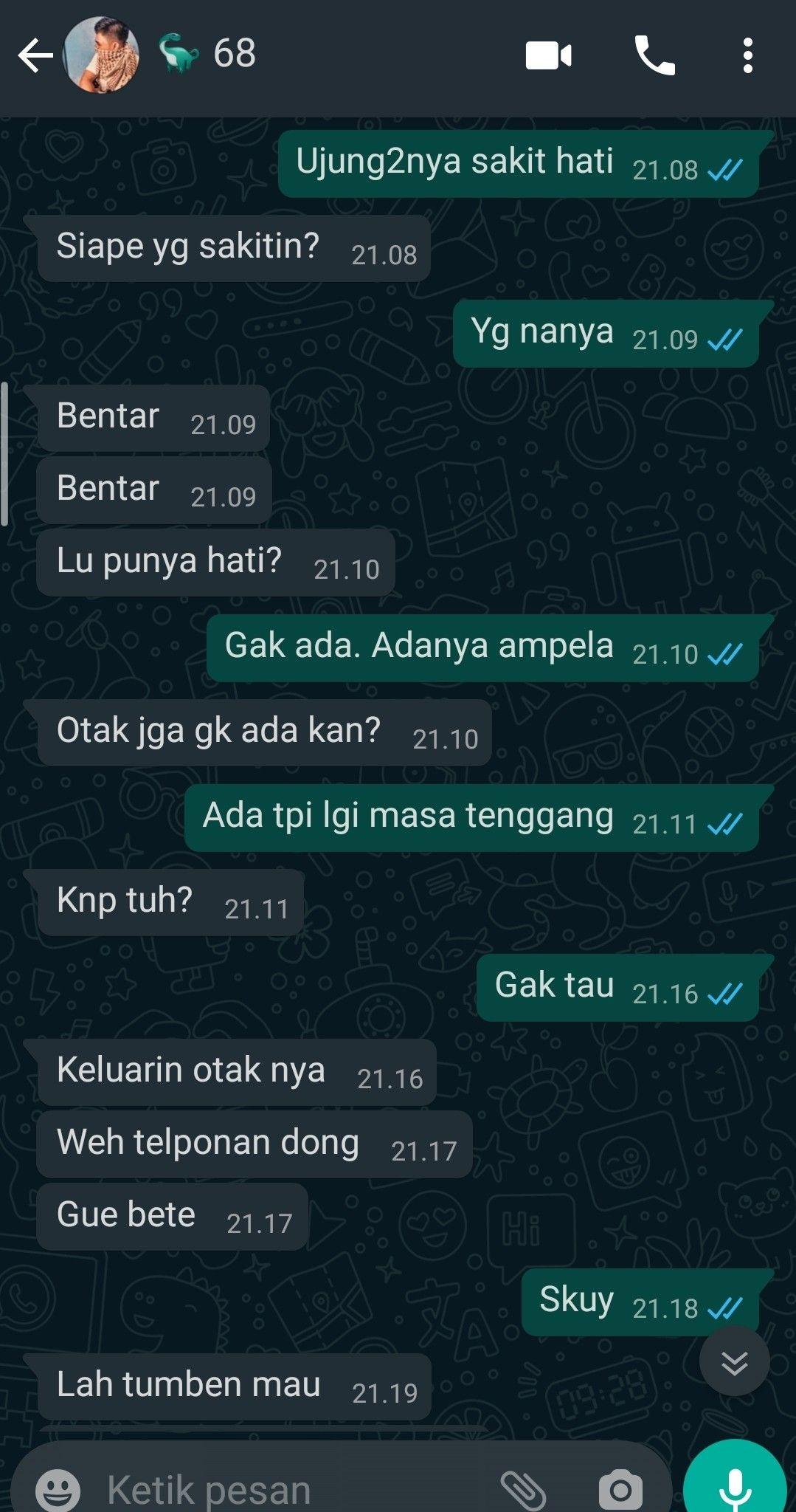 Detail Contoh Prank Text Nomer 48