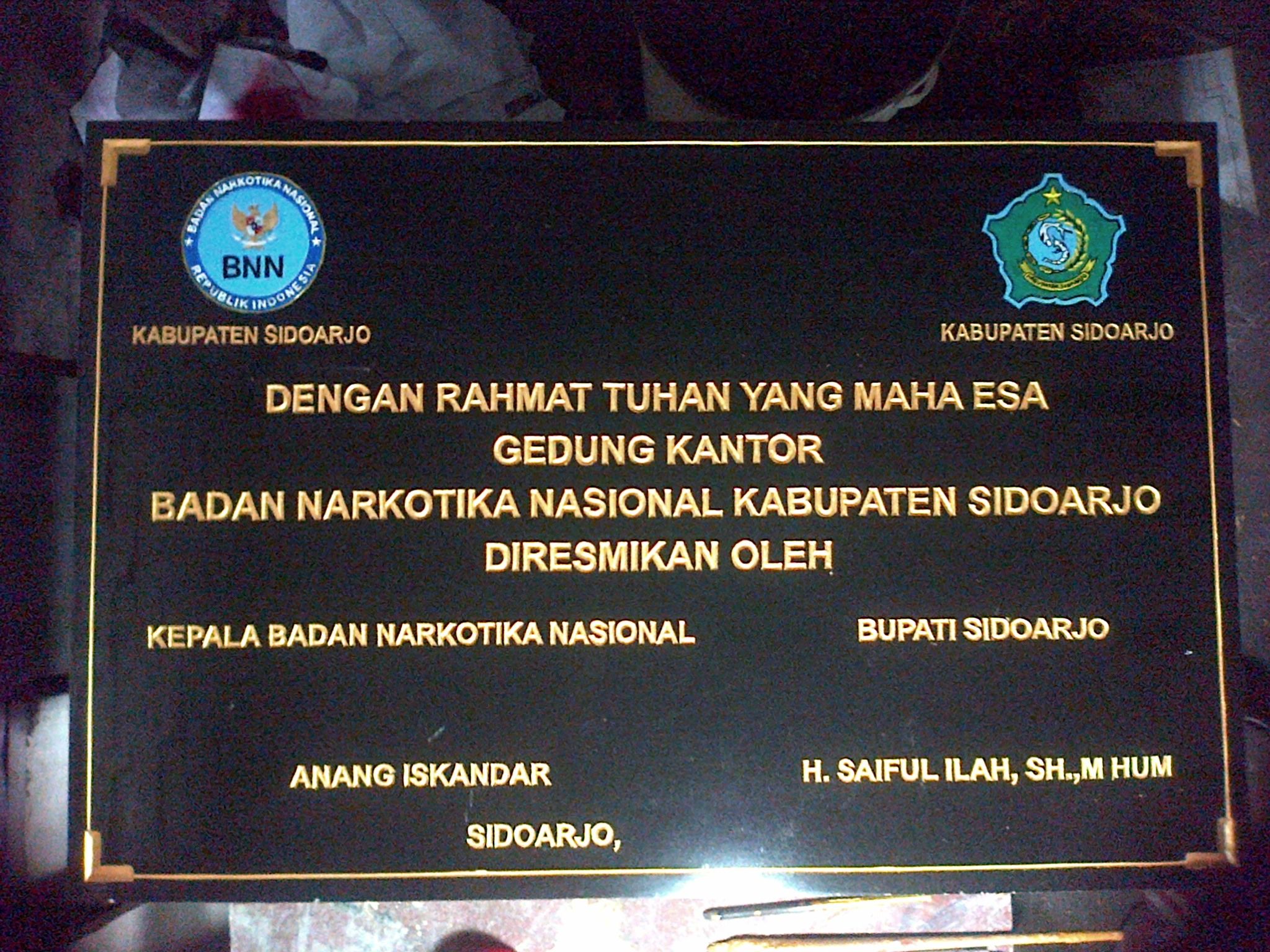 Detail Contoh Prasasti Peresmian Nomer 11