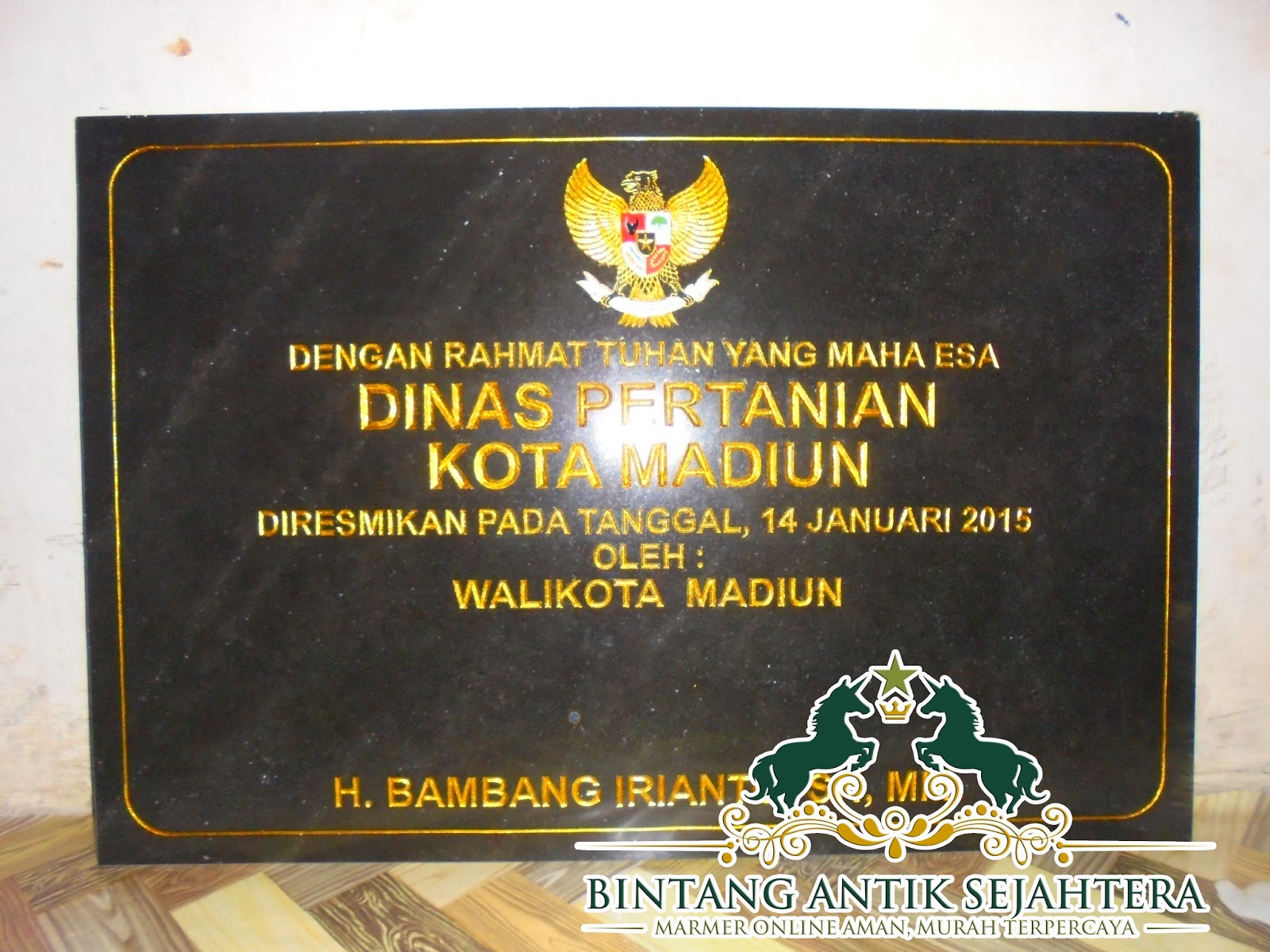 Detail Contoh Prasasti Peresmian Nomer 18