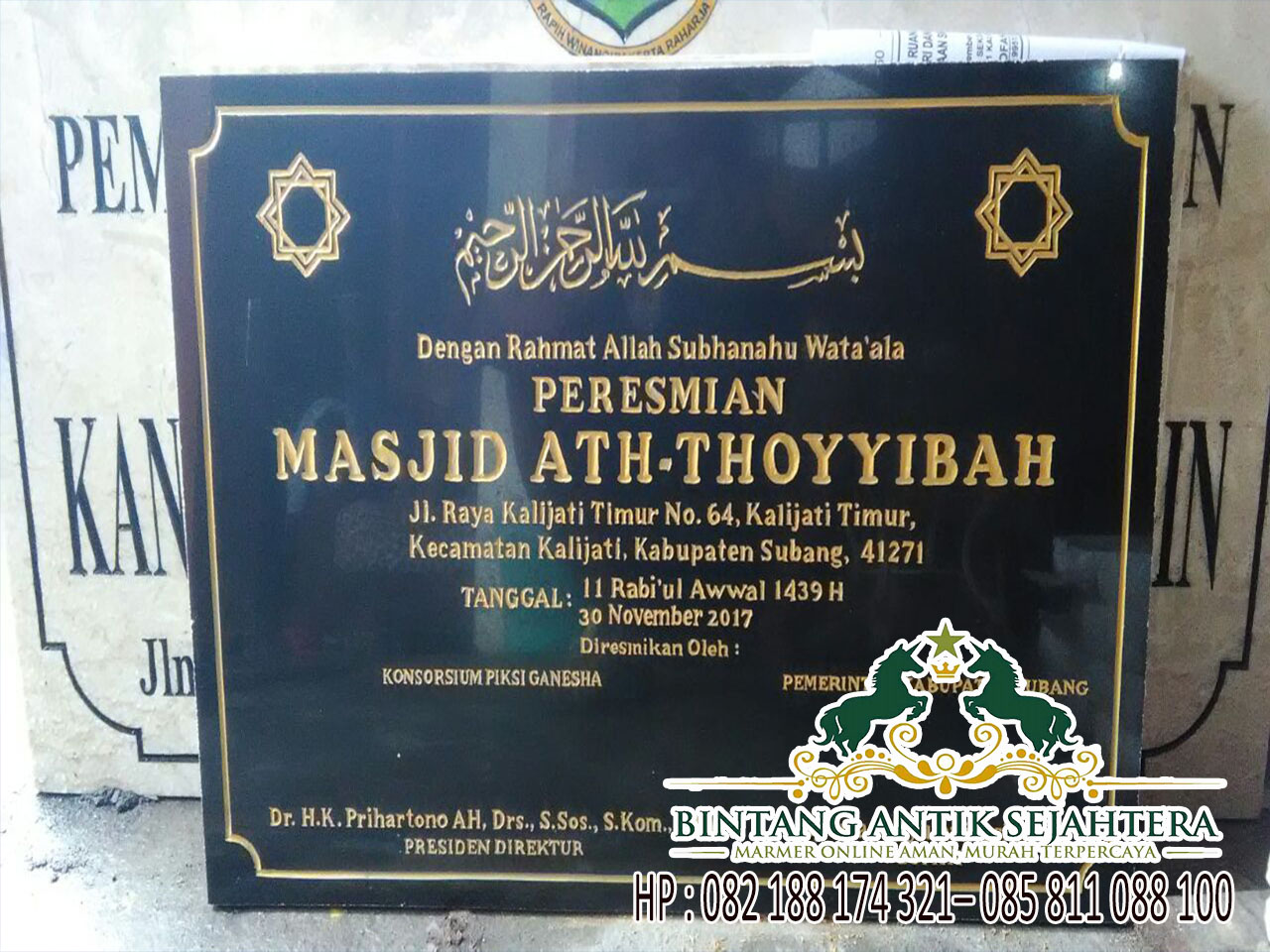 Detail Contoh Prasasti Peresmian Nomer 19