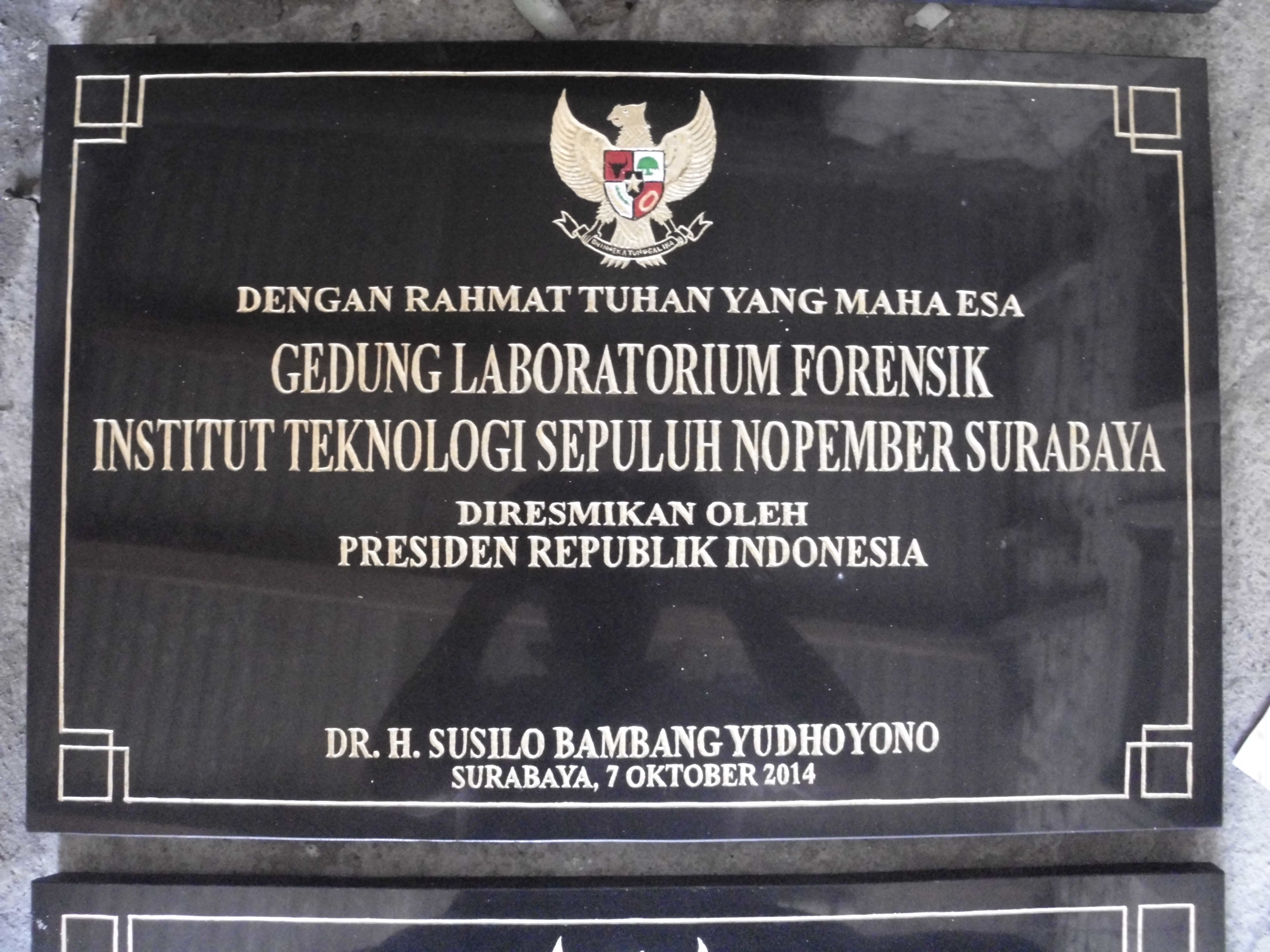 Detail Contoh Prasasti Peresmian Nomer 3