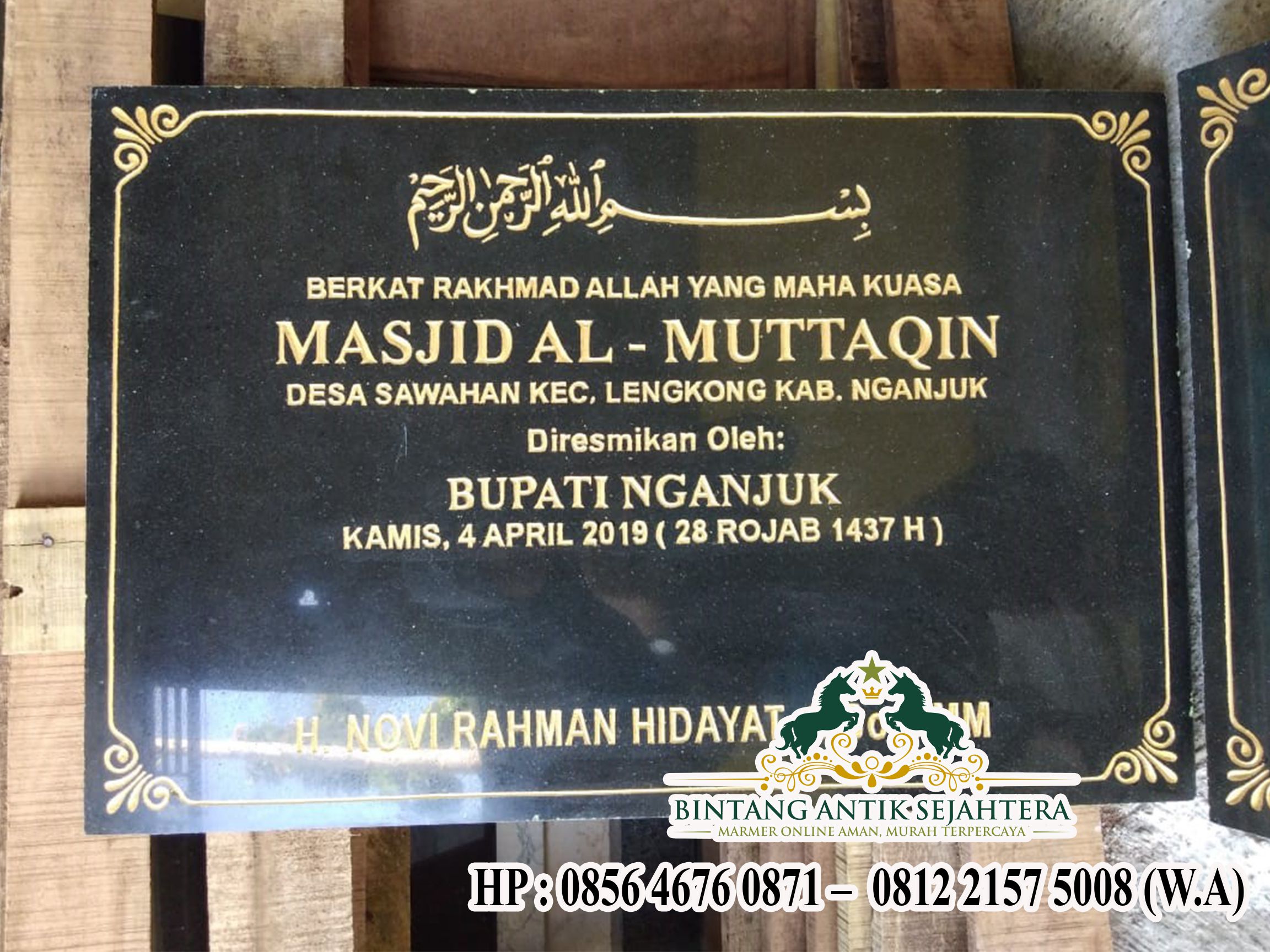 Detail Contoh Prasasti Peresmian Nomer 24