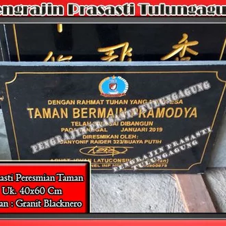 Detail Contoh Prasasti Peresmian Nomer 32