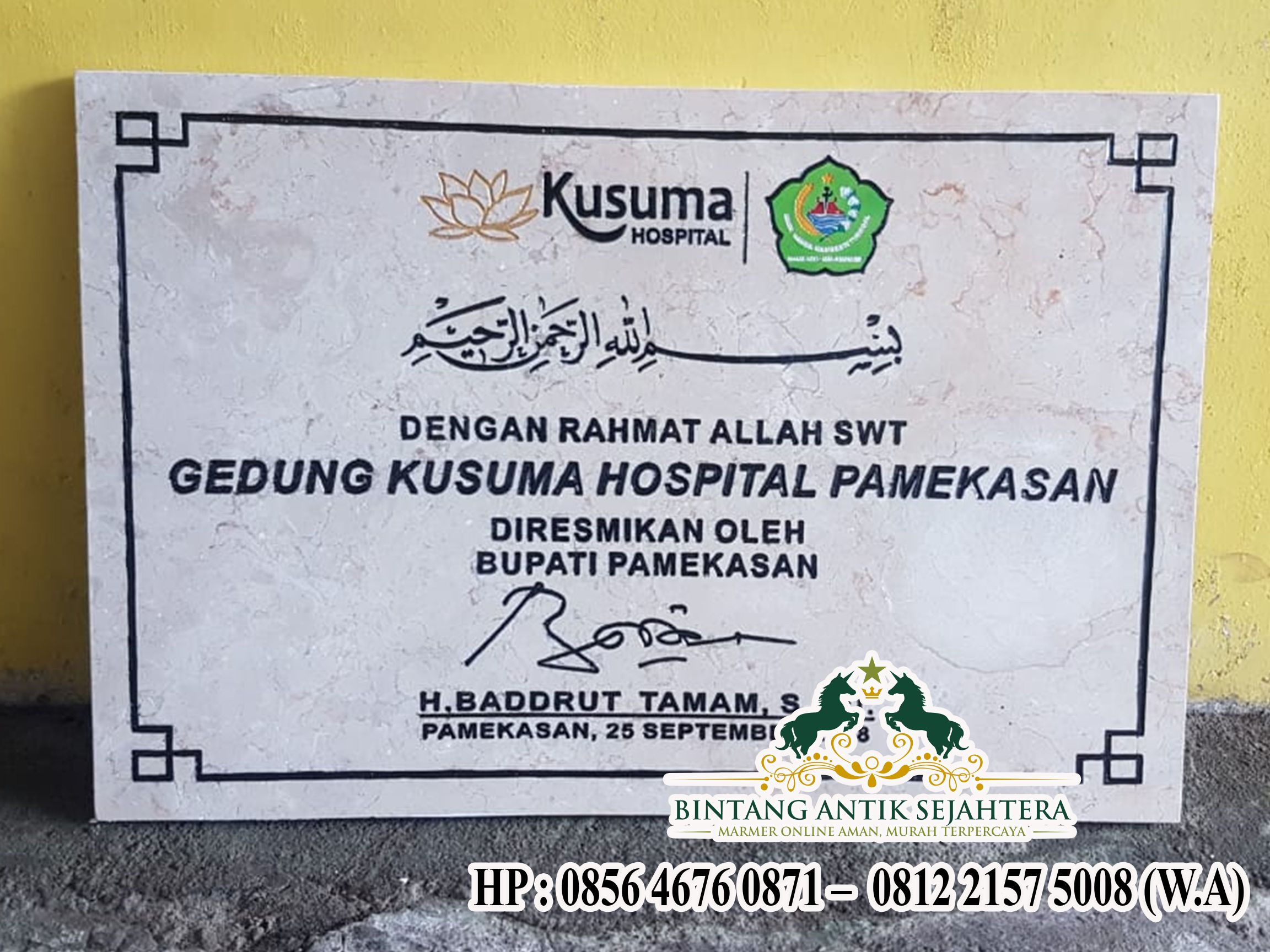 Detail Contoh Prasasti Peresmian Nomer 43