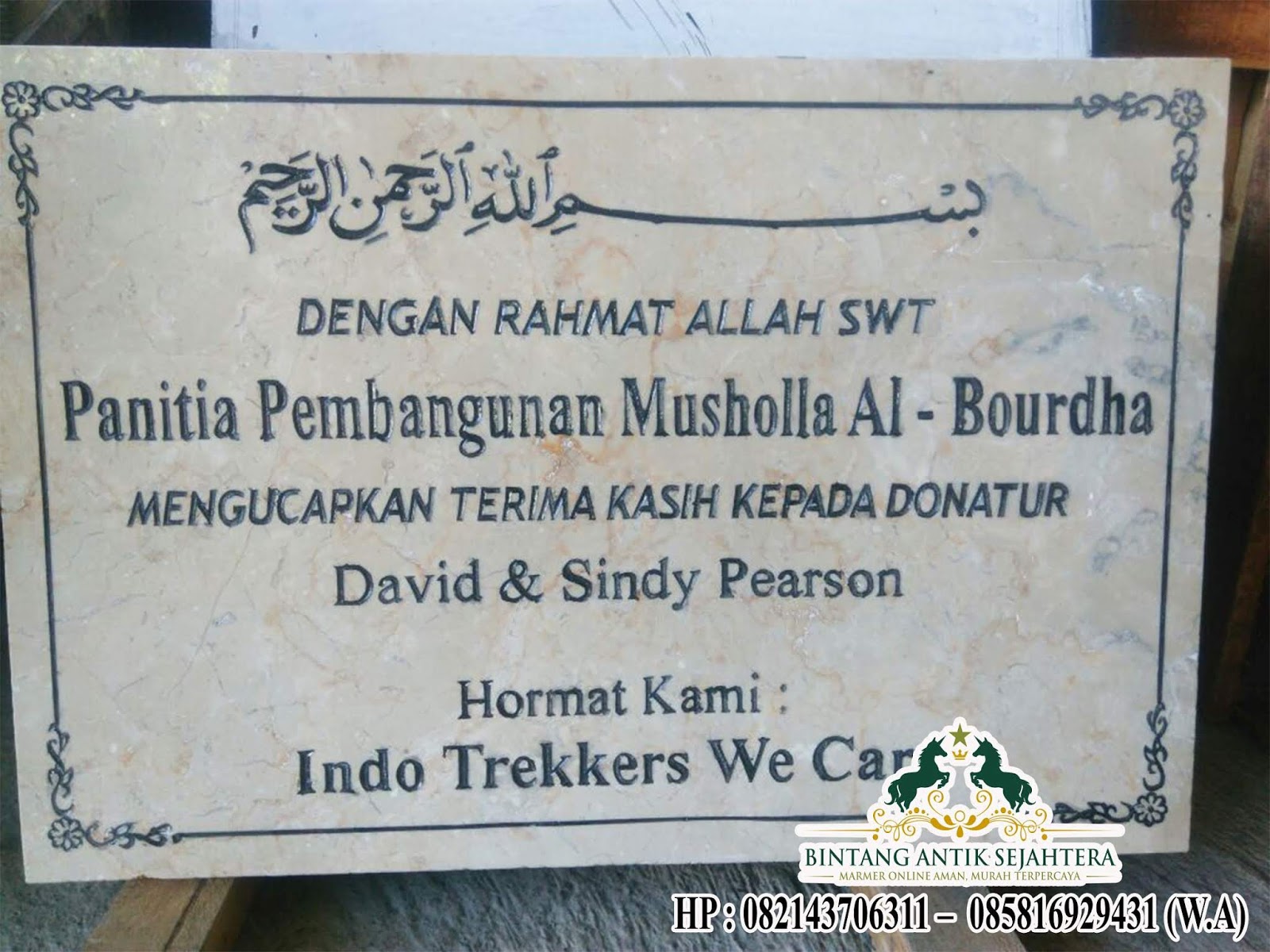 Detail Contoh Prasasti Peresmian Nomer 53