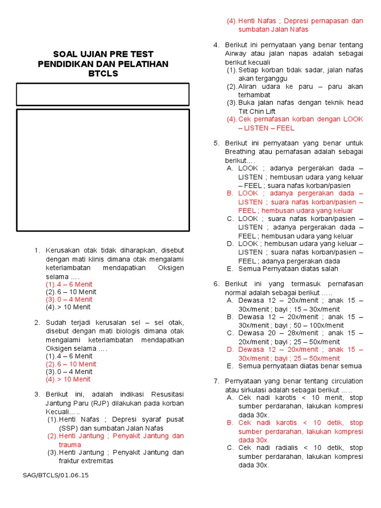 Detail Contoh Pre Test Dan Post Test Nomer 26