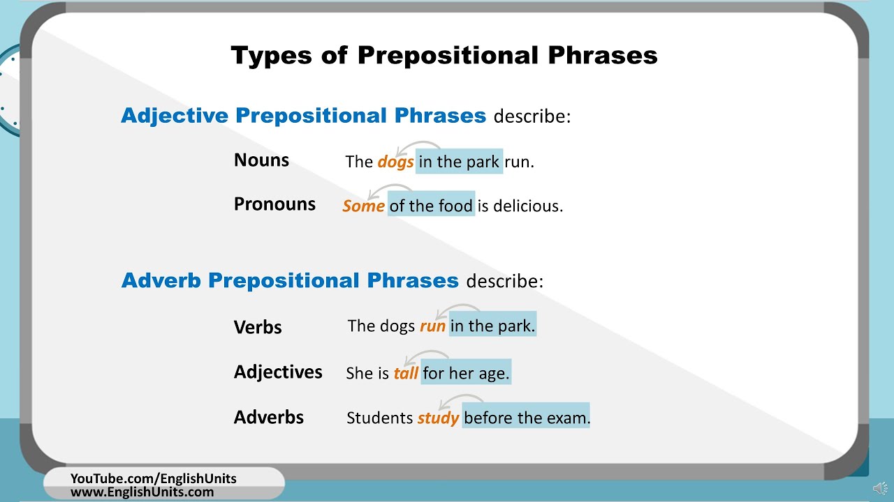 Detail Contoh Prepositional Phrase Nomer 28