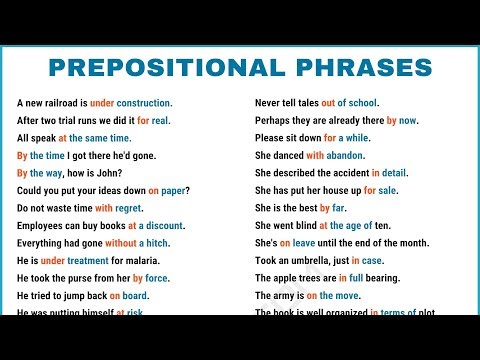 Detail Contoh Prepositional Phrase Nomer 10