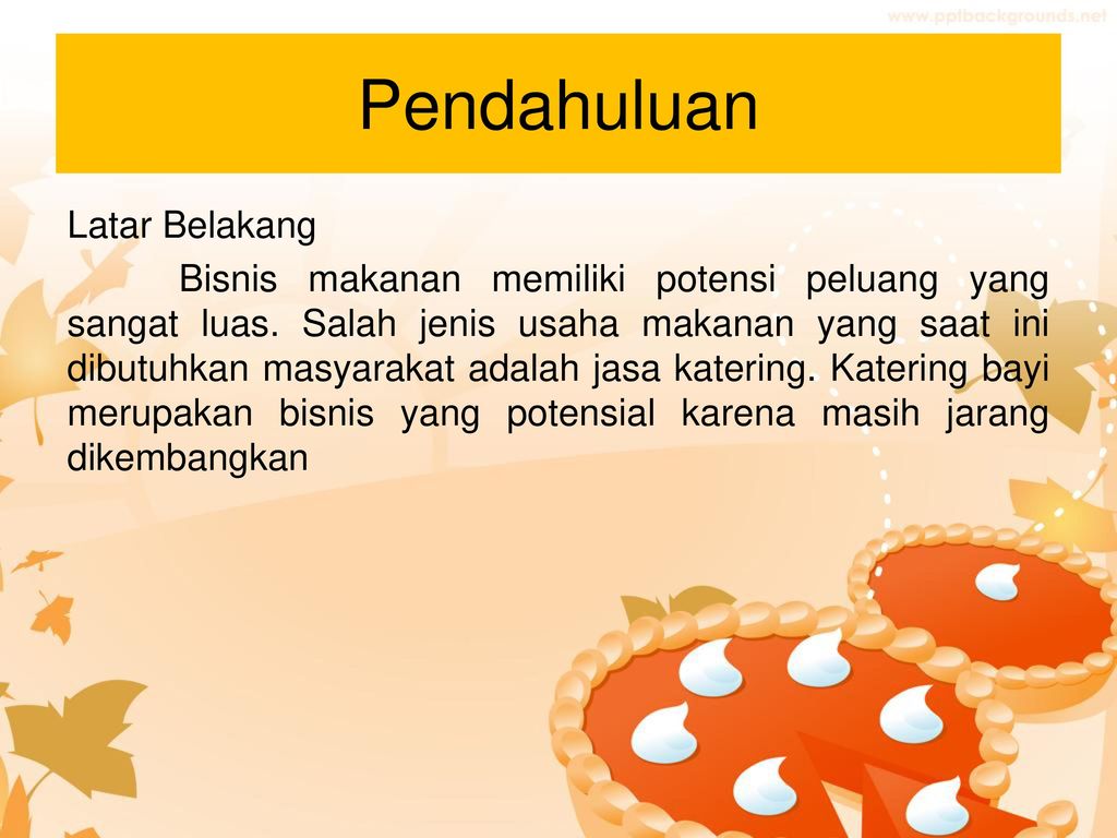 Detail Contoh Presentasi Bisnis Makanan Nomer 2