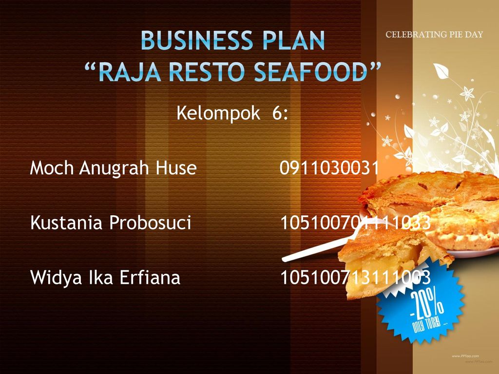 Detail Contoh Presentasi Bisnis Makanan Nomer 3