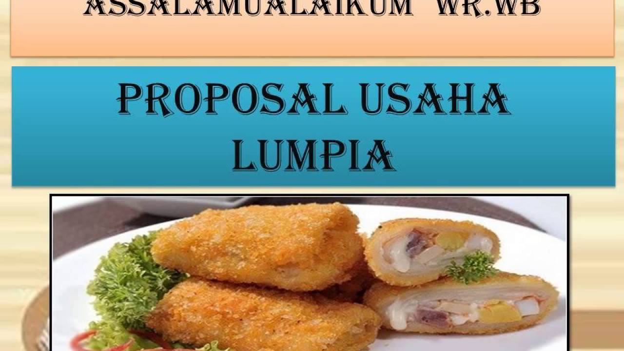 Detail Contoh Presentasi Bisnis Makanan Nomer 29