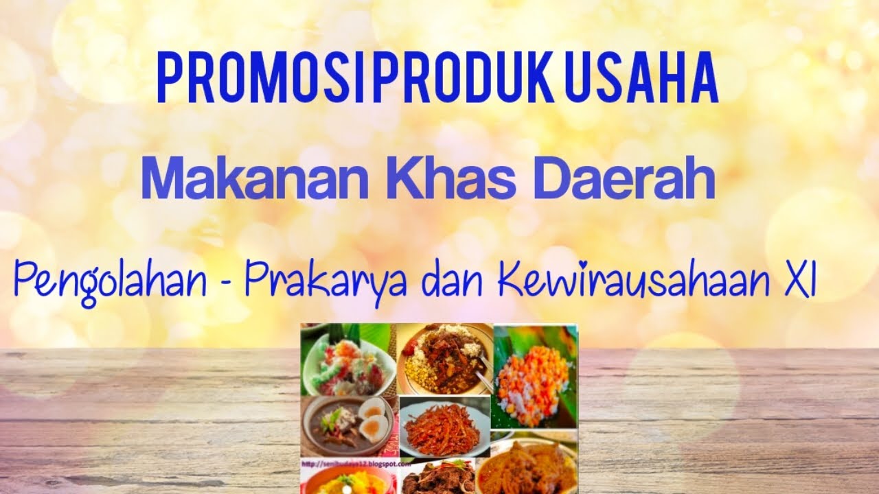 Detail Contoh Presentasi Produk Makanan Nomer 37