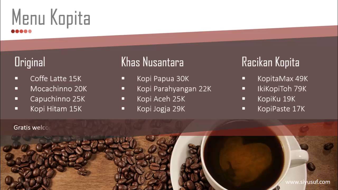 Detail Contoh Presentasi Produk Makanan Dalam Power Point Nomer 5