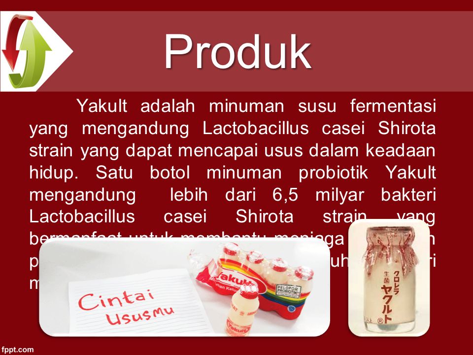 Contoh Presentasi Produk Minuman Yakult - KibrisPDR