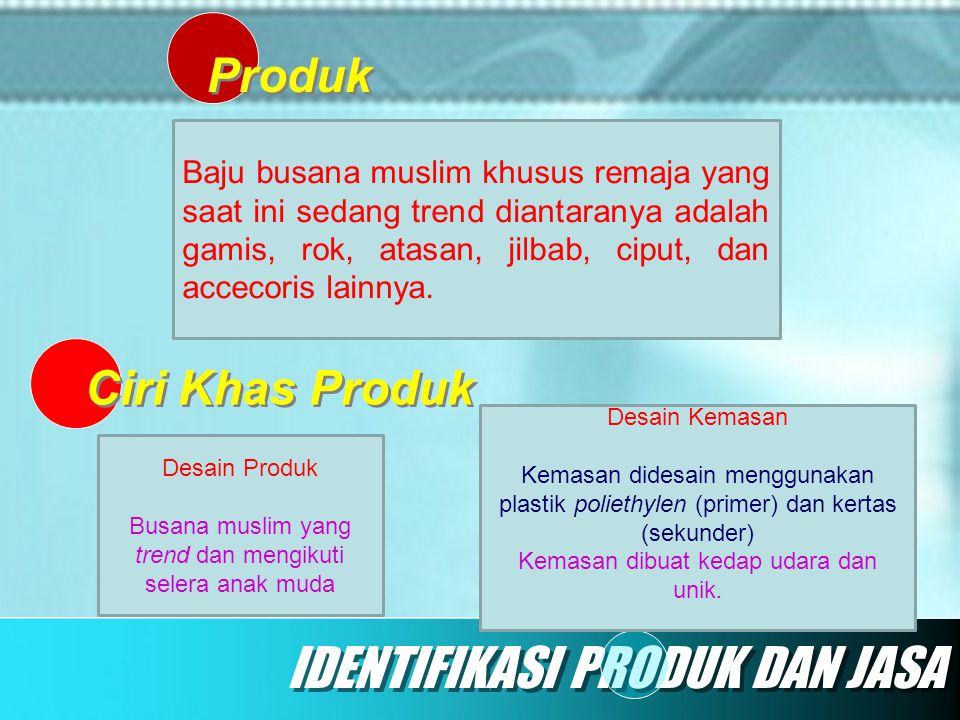 Detail Contoh Presentasi Produk Pakaian Nomer 4