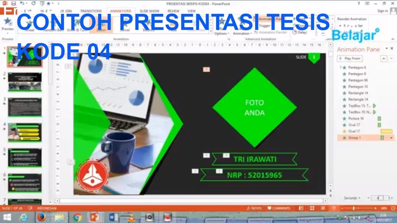 Detail Contoh Presentasi Sidang Tesis Ppt Nomer 27