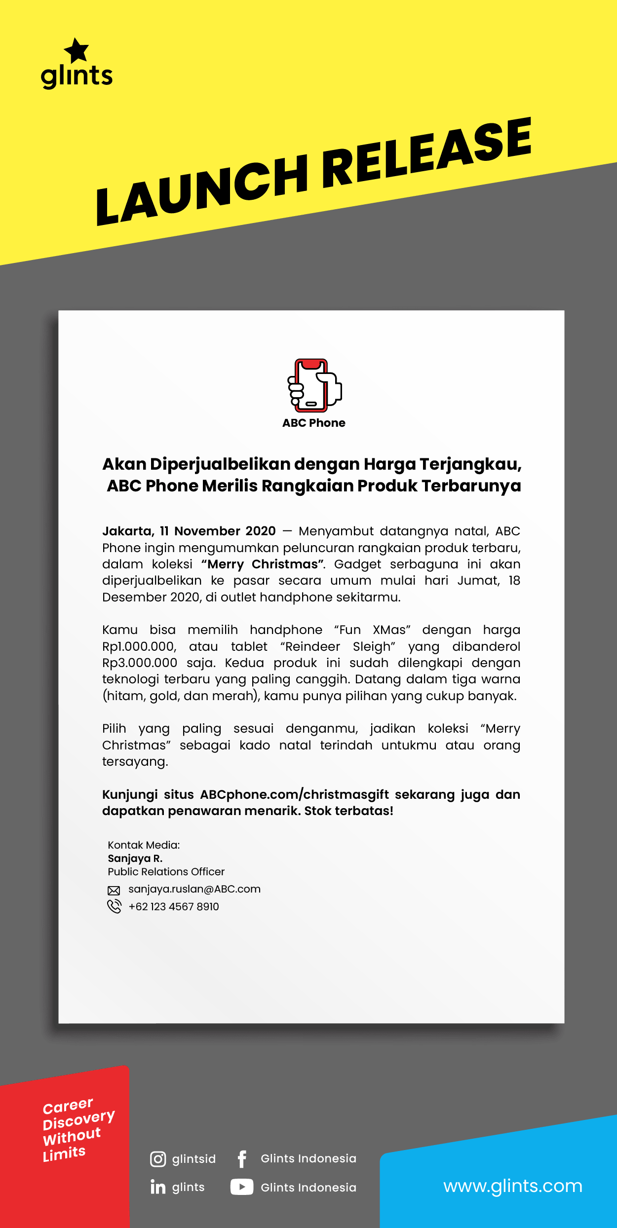 Contoh Press Release - KibrisPDR