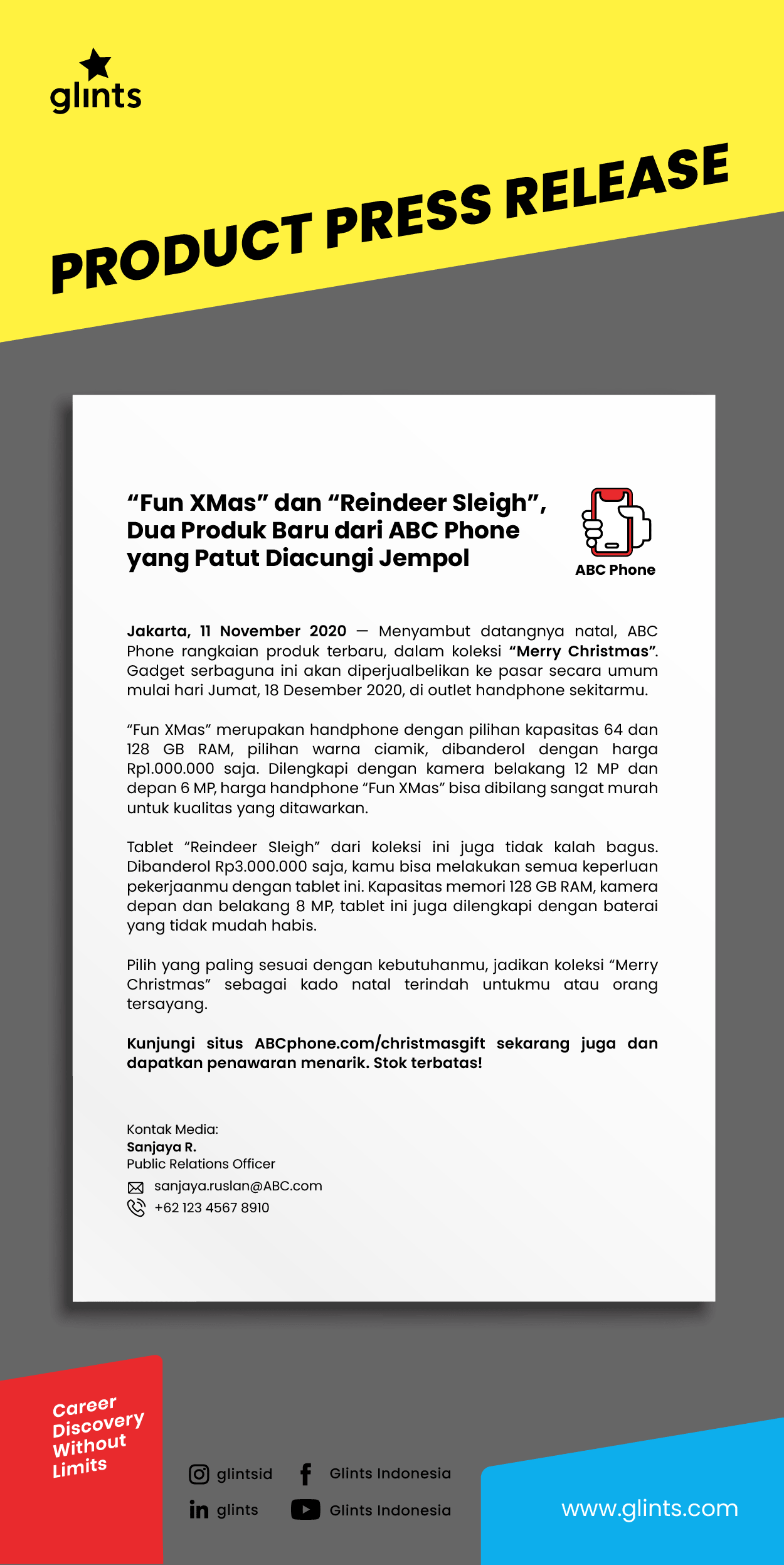 Detail Contoh Press Release Nomer 2