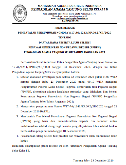 Detail Contoh Press Release Pemerintahan Nomer 41