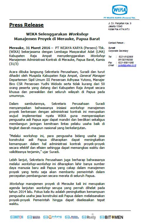 Detail Contoh Press Release Pemerintahan Nomer 49