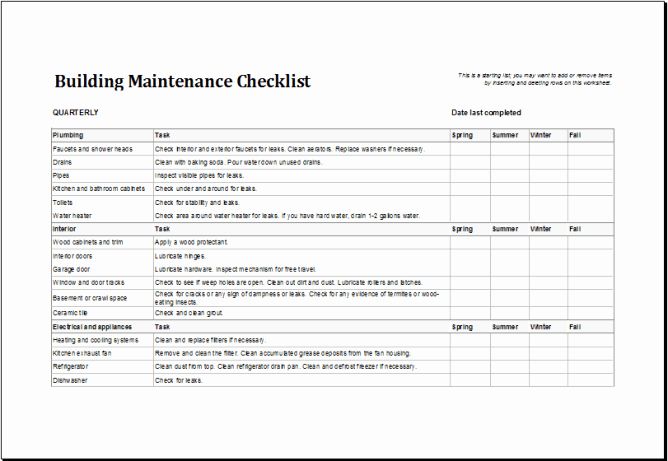 Detail Contoh Preventive Maintenance Nomer 12