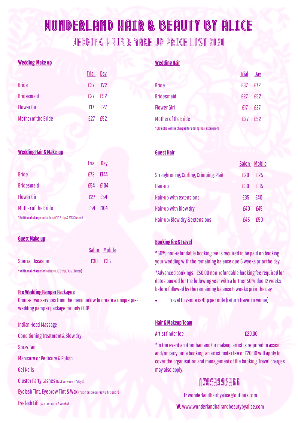 Detail Contoh Price List Makeup Nomer 41