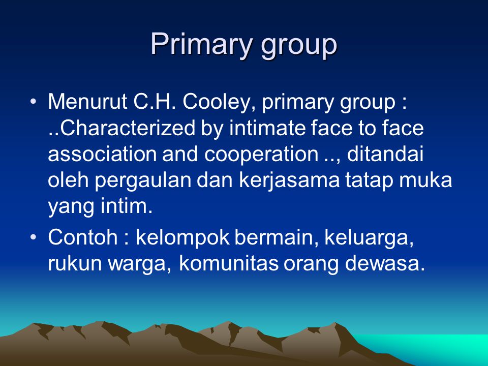 Detail Contoh Primary Group Nomer 11
