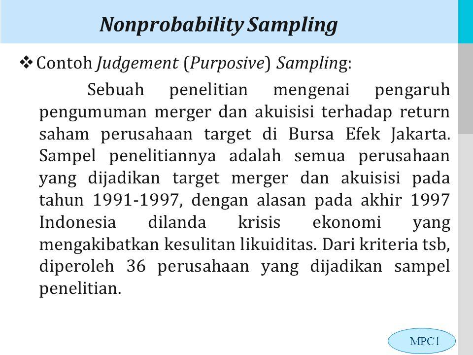 Detail Contoh Probability Sampling Nomer 16