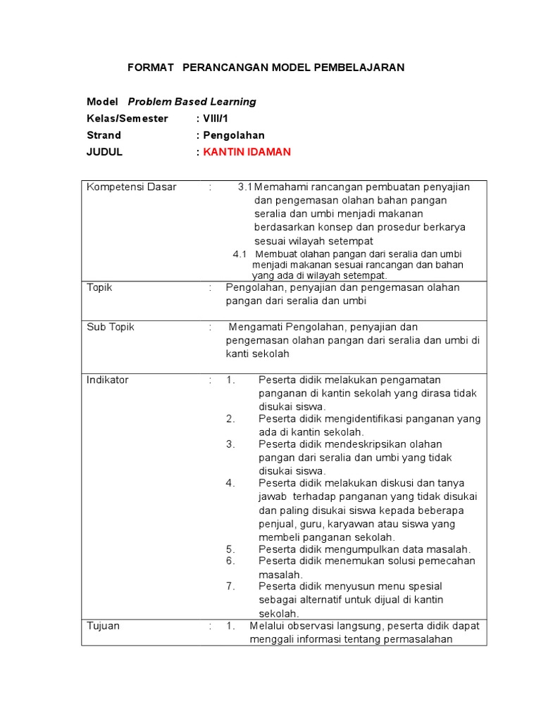 Detail Contoh Problem Based Learning Nomer 5