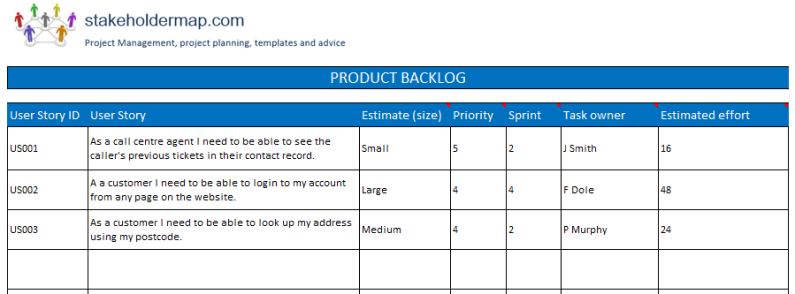 Detail Contoh Product Backlog Nomer 17